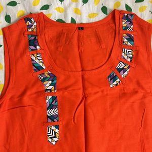 sleeveless tunic top