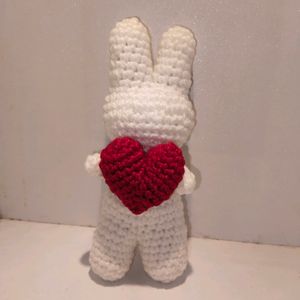 Bunny With Heart Keychain ❤️