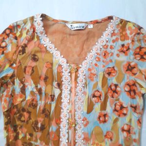 Vintage Lace Patchwork Top