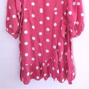 Pink Wrap Dress 🌷🛍️