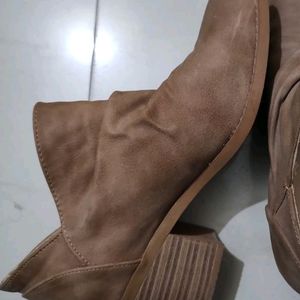 Ankle Length Block Heels Boots