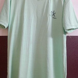 The Green Polyster Tshirt For Mens