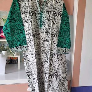 XL Cotton Printed Kurti 👌 with Long Sleeves