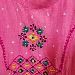 Aaradhna L Size Pink Kurta