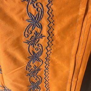 Beautiful Orange Saree