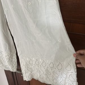 White Chinkari Palazzo