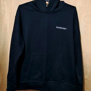 Burberry Hoodie Sweatshirt Black Size M