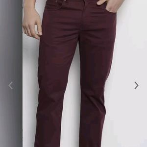 Nautica Smart Trousers Maroon New (W32-34)