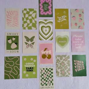 Green Poster Cards