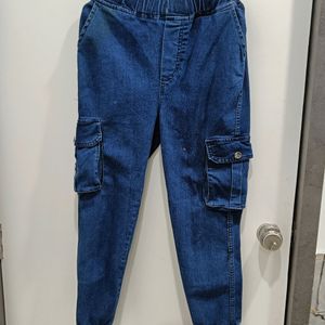 6 Pocket Denim Joggers