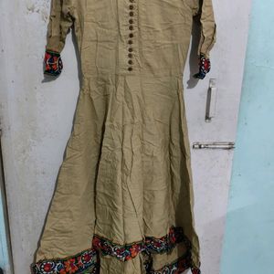 Multicolour Anarkali For Navaratri