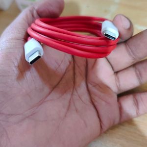 OnePlus type c to cee Cable red