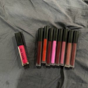 Combo Of 8 Huda Beauty Matte Lipstick