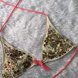 Victoria Secret Embellished Bikini Top 👙