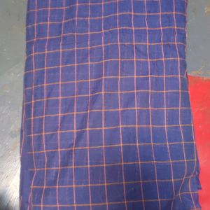 Navie Blue Checked Saree