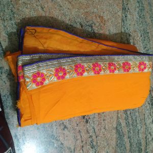 Saree New Orange 2000rs In 350 Rs