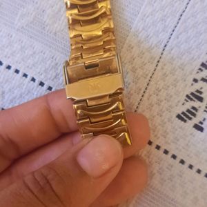 GOLD TITAN WATCH