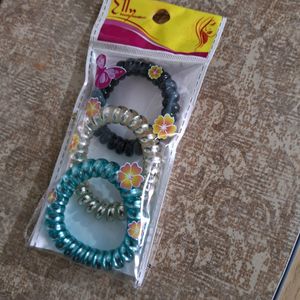 Stretchable Spring Bracelet/Hair Tie Band