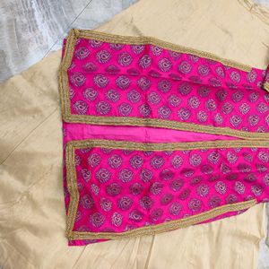 Banarasi Open Kurti With Lehnga