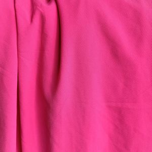 Hot Pink Casual Trouser Pant