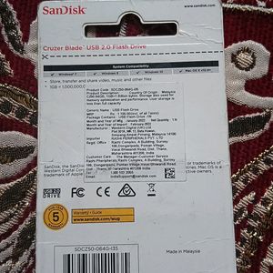 SanDisk 64GB Storage Pendrive