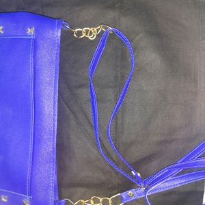 Blue Color Sling Bag