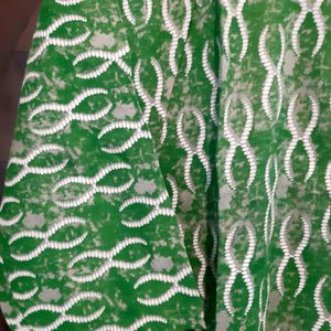 New 💥cotton Kurti (Green ,white Floral)