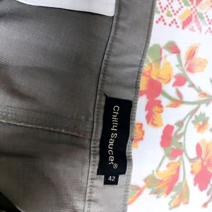 MEN'S GREY TROUSER ( Chilly saucer)