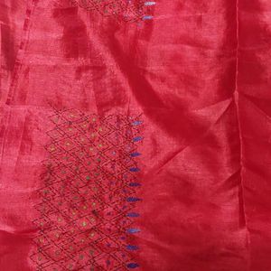 Kantha Embroidered Saree