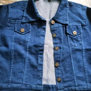 Crop Denim Jacket For Women