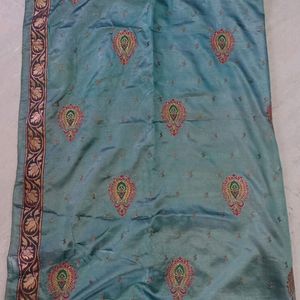 Embroidery Silk Saree