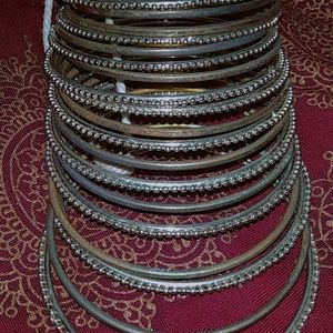 Ethnic Traditional Silver Plated Classic Bangles