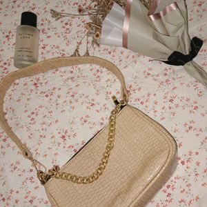 Nude Shoulder Bag