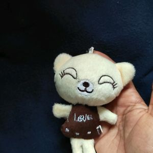 Little Girl Keychain Plush