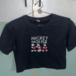 Salee Mickey Mouse Beautiful Crop Top