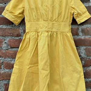 Yellow Denim Dress