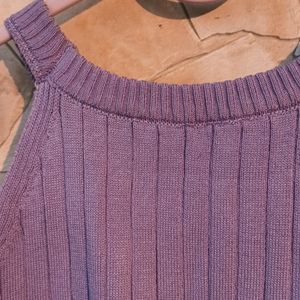 Urbanic Aesthetic Pinterest Purple Tank Crop Top