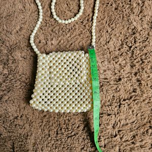 Asthetic Small Pearl Sling Bag