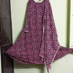 Fixed Price New/Unused Gown With Dupatta