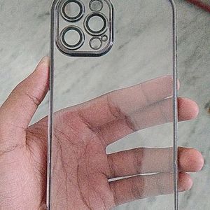 iPhone 13 Pro Max Transparent Back Cover Case.