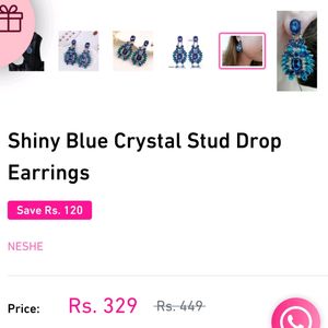 Crystal Stud Earrings