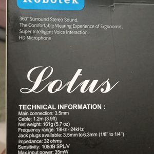 ROBOTEK HEADPHONE BASS SOUND