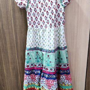 Multi Print Anarkali Kurti