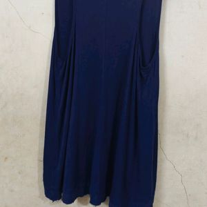 Imported Comfortable Blue Tunic Tank