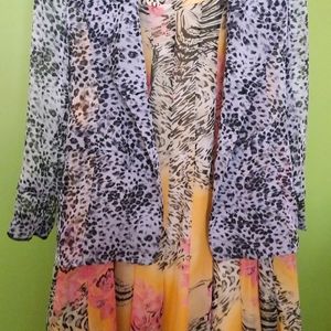 Animal Prints Skirt With Blazer, New Withtag