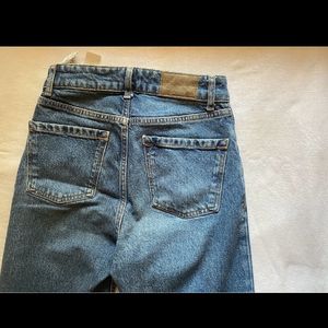 Zara high Waist Straight Jeans