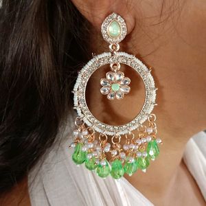 Green Earrings