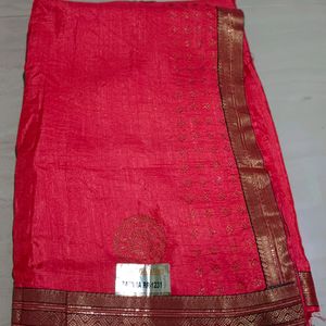 Red Saree