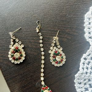 Earrings With Maangtika