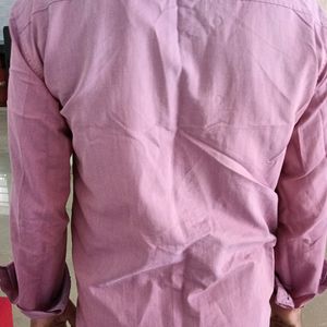 Formal Magenta Cotton Shirt